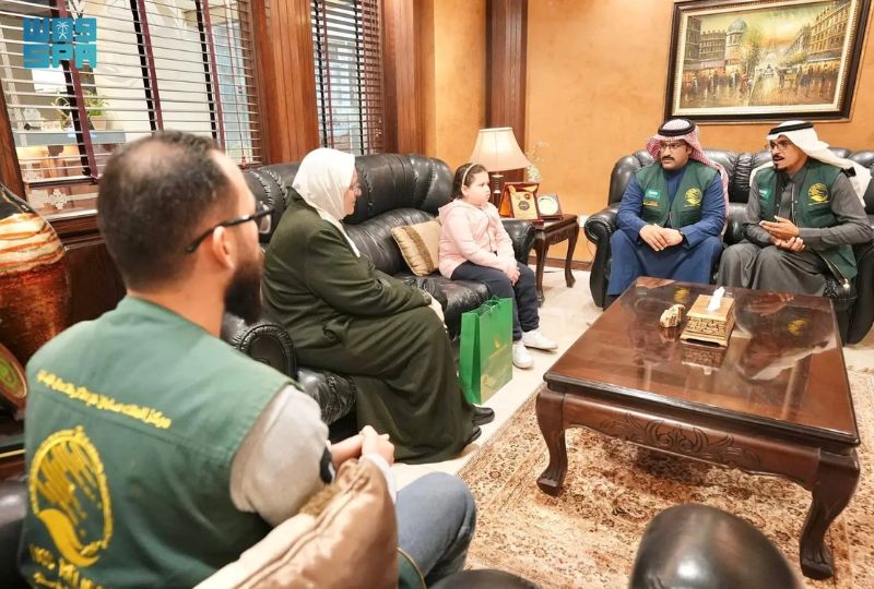 KSrelief initiates treatment for Palestinian child from Gaza with brain cancer in Jordan